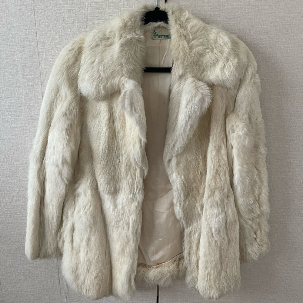 Vintage Rabbit Fur Coat